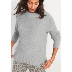 Old Navy Thick Gray Basic Crew Neck Sweater Sz L